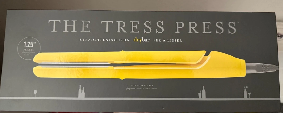 Drybar The Tress Press in Bright Yellow Drybar Tress Press Straightening Iron 1.25 main image 2