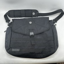 Mission Critical Diaper Bag Black Shoulder Padded Strap 17x15