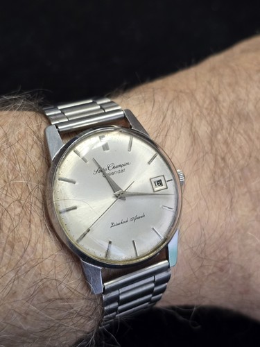 Orologio da uomo vintage 1962 SEIKO Champion Calendario 19 Jewel carica manuale 15036E - Foto 14 di 17