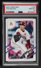 2021 Topps NPB Nippon Professional Baseball Yuki Matsui #178 PSA 10 GEM MT 5w0
