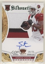 2013 Panini Crown Royale Silhouettes Green 14/25 Stepfan Taylor #234 Auto 5y7