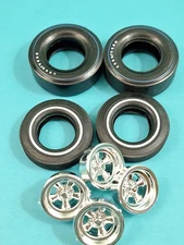 Revell AMT Ertl Monogram MPC 1/25 Model Part 1963 AC Cobra 289 Wire Wheels Tires