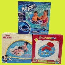 Flotador inflable flotador para bebé piscina natación edades 18M + (paquete de 3)