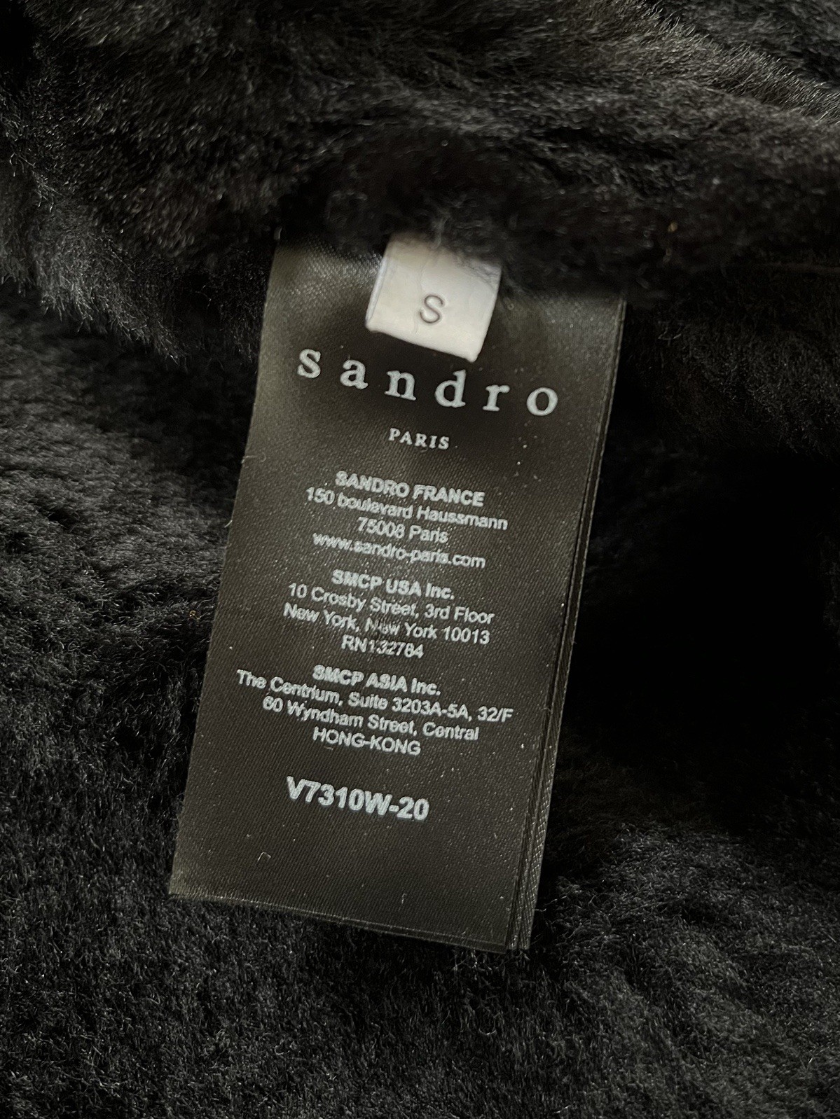 Sandro Black Shearling Jacket Small fits like xs - image 15