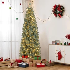 🎄 Home Decorators 7.5 ft Pre-Lit LED Grand Duchess Balsam Fir Christmas Tree 🎄