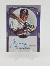 Andruw Jones AUTO #/149 Topps Tier One Purple 2024 Next Level Autograph Braves