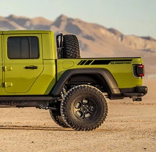 Jeep Gladiator Bed Stripe Graphics Vinyl Decal-Multiple Colors-Comes in Pair!