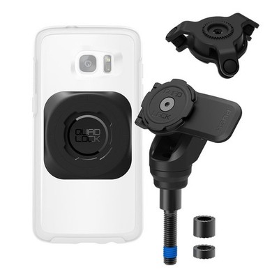 Quad Lock Motorcycle Handlebar Clamp Mount Pro Kit - Universal MAG Fit with