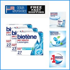 Biotene Refreshing Mint Dry Mouth Lozenges, 81 Count - Sugar-Free Relief