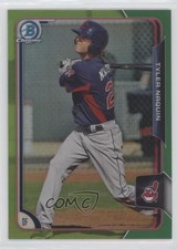 2015 Bowman Chrome Prospects Green Refractor 96/99 Tyler Naquin #BCP89 y0i