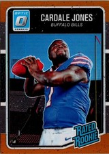 2016 Donruss Optic #155 Cardale Jones Bronze Prizm Rated Rookie RC Bills OSU
