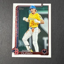 Jarren Duran 2025 Topps Series 2 #587 Boston Red Sox