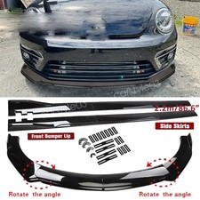 For Volkswagen Beetle R-line Front Bumper Lip Splitter Body Kit Side Skirts For Volkswagen Beetle R-line Front Bumper Lip Splitter Body Kit Side Skirts