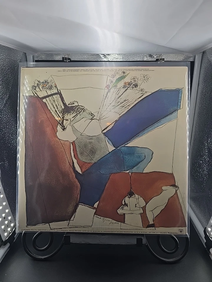 BOB DYLAN- BLOOD ON THE TRACKS 1974 MURAL-NO LINER NOTES VG+/VG+ - Image 2 of 4