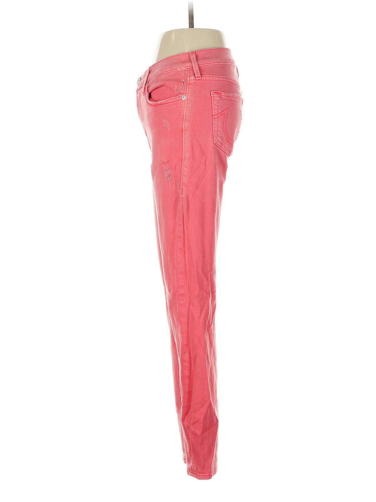 True Religion Women Pink Casual Pants 27W thumbnail 4