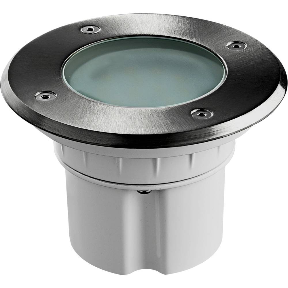Spot encastrable sol LED 9W Heitronic MESSINA inox haute résistance carrossable