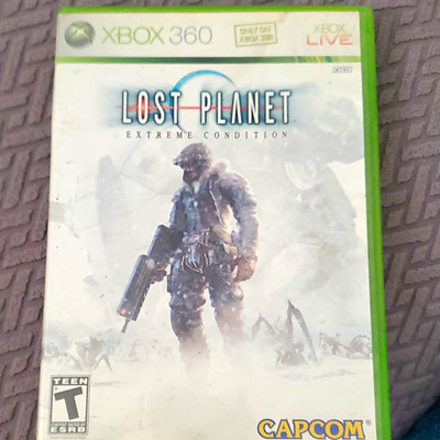 Capcom Lost Planet: Extreme Condition Xbox 360 Case Manual Multiplayer T