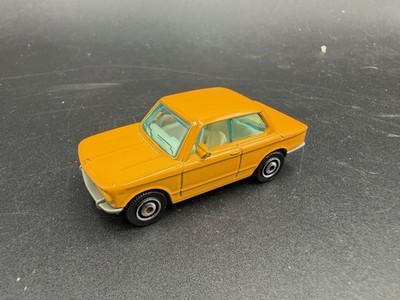 Matchbox 1969 BMW 2002 Yellow MBX Road Trip Small Chips Loose Condition