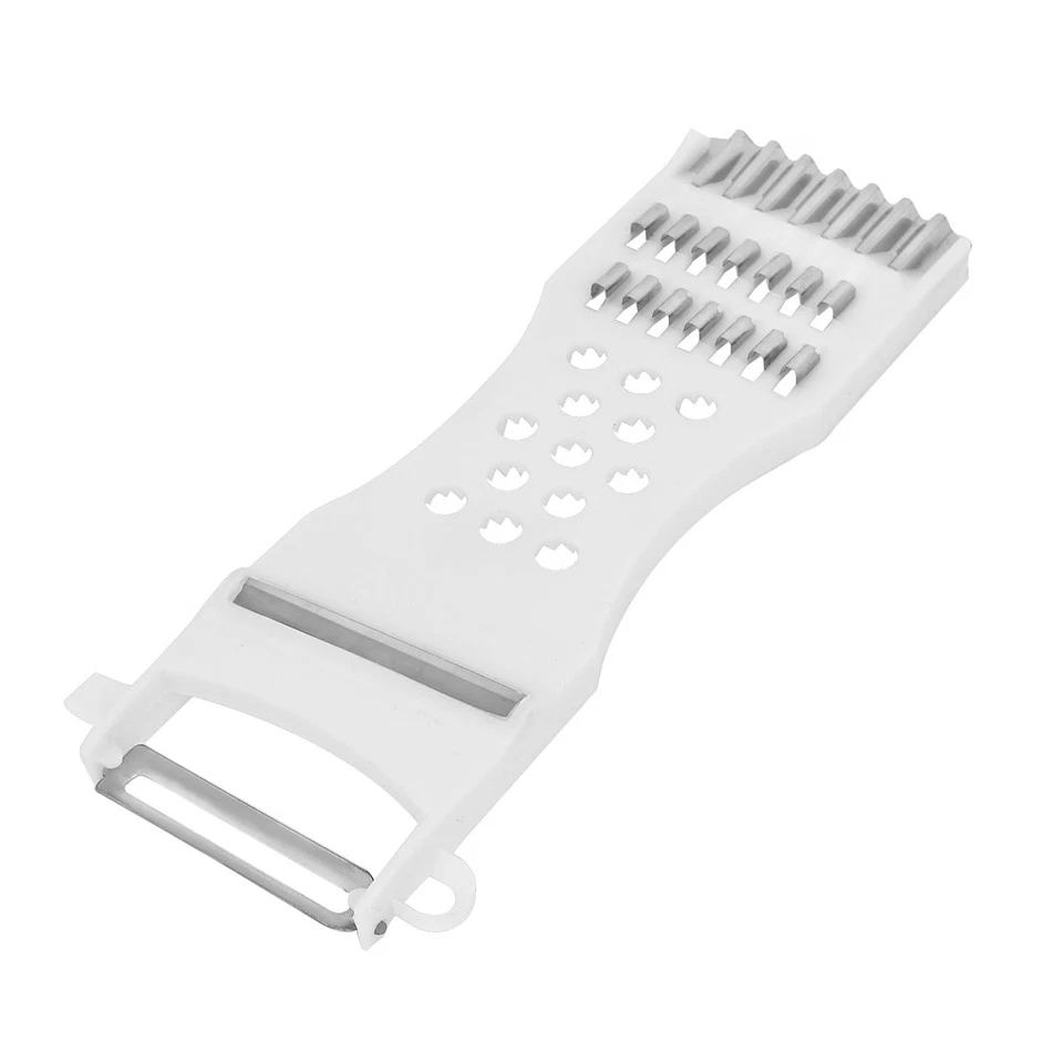 Fruit Vegetable Potato Carota Multipurpose Peeler Slicer Grater Cutter White