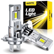 AUXITO H7 LED Headlight Conversion 40000LM 6500K Error Free Canbus Bulb Set