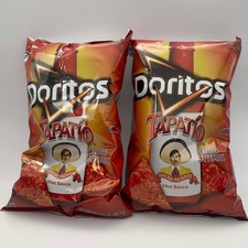 Doritos Tapatio Salsa Picante Hot Sauce Tortilla Chips 2 Pack 9.25oz Limited Ed
