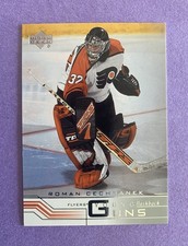 2001-02 UPPER DECK YOUNG GUNS FLASHBACK ROMAN CECHMANEK FLASHBACK #224 FLYERS