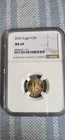 2026 $5 ~ 1/10 oz American Gold Eagle Authentic NGC Graded MS69 Brown Label Coin