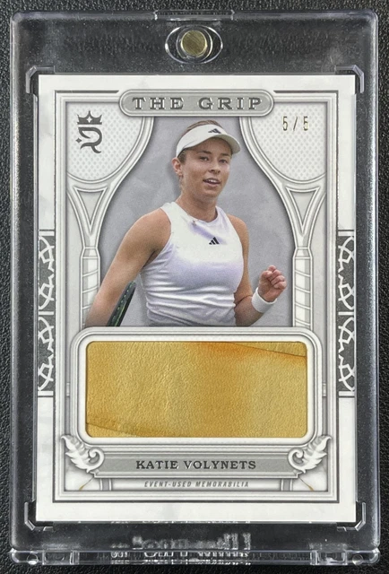 KATIE VOLYNETS 2024 TOPPS ROYALTY COLL #TGP - KV THE GRIP EVENT - USED RELIC 5/5