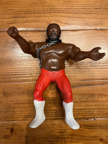 Vintage 1984 LJN WWF Junkyard Dog (JYD) Rubber Fig...