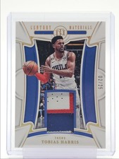 TOBIAS HARRIS 2022-23 NATIONAL TREASURES CENTURY PATCH PRIME /25 Q4362