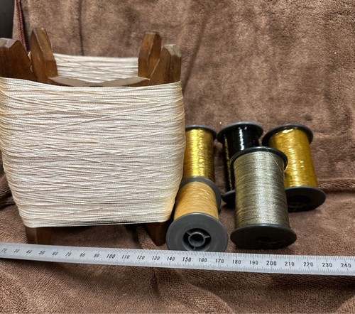 Wooden Spool with Thread, Spinning Wheel, Thread Frame, Wooden Frame ...