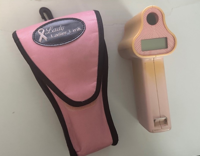 Lady Laser Link Golf Rangefinder Pink, For Parts, AS IS