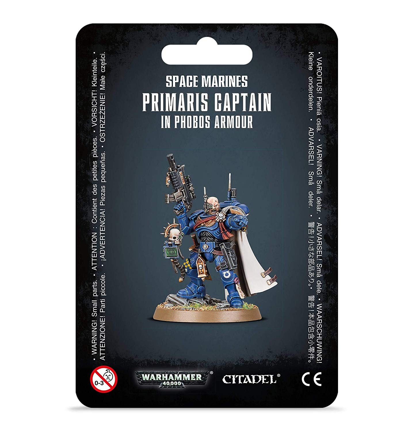 Games Workshop Warhammer 40K Space Marine Primaris Captain in Phobos Armor 48-68