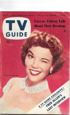 1956 TV Guide April 21 - Nanette Fabray; Fred Allen; I Love Lucy; Gordon MacRae