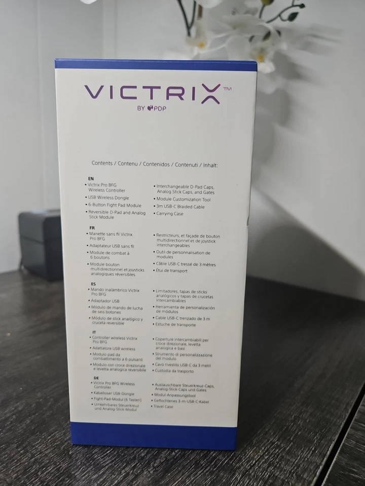 PDP Victrix Pro BFG Wireless Modular Controller for Sony PS5 PS4 Black NEW - Image 2 of 4