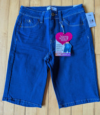 YMI Women s High Rise "Wanna Betta Butt" Bermuda Jean Shorts size 5/27 NWT