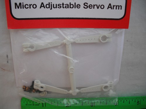 SALE! Menge 6 Du-Bro 989 Micro verstellbarer Servoarm, RC R/C Flugzeug Flugzeug Auto - Bild 4 von 12