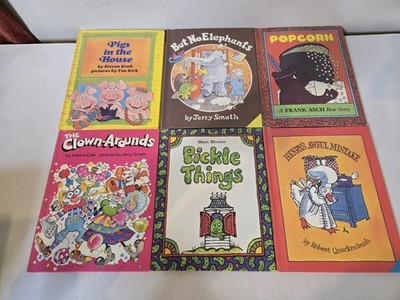 Parents Kids Book Lot Of 6 Books Early Reading Beginning Readers 1971-83 Vintage