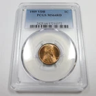 1909 P VDB PCGS MS64 RD Red - Lincoln Wheat Penny Cent 1c US Coin #56833A