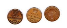 GB 3 X VICTORIA 1/2 FARTHINGS