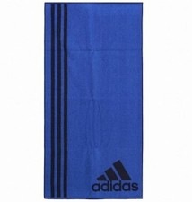 adidas Swim Towel Small - 100% Cotton Swimming Towel - 100x50cm - Blue / Navy