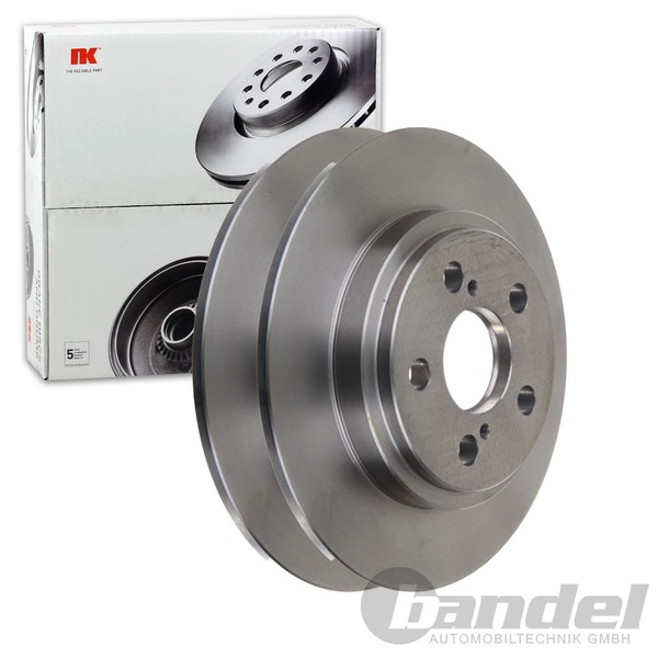 2X Nk Bremsscheiben 259Mm Voll Hinten Passend FÜR Toyota Urban | 2045133-image
