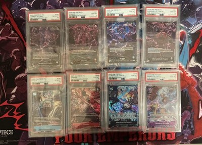 One Piece Set 2th Anniversary PSA 10 Sequential Englisch