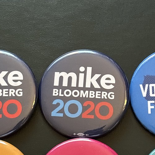 11 Different 2020 Mayor Mike Bloomberg 2.25" Buttons Democratic Primary - Picture 3 of 12