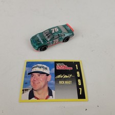 Racing Champions 1997 Edition Nascar Car Stand Card 1/64 75 Rick Mast