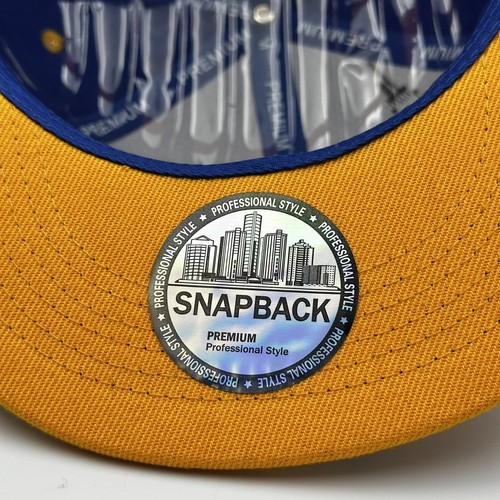 Milwaukee Brewers Snapback-Mütze blau gold bestickt verstellbar Baseballkappe - Bild 6 von 9