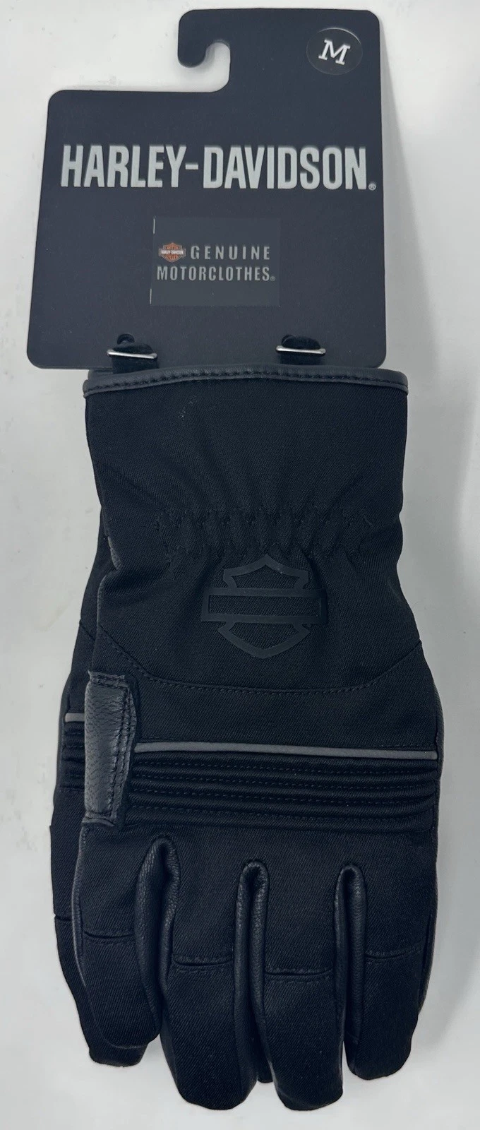 Harley-Davidson Women's Apex Mixed Media Full-Finger Gloves Black 98151-23VW Med