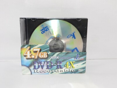 KHypermedia DVD-R 4X Recordable Disc 4.7GB 10PK