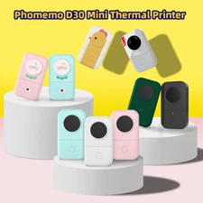 Phomemo D30 Mini Pocket Printer Thermal Printer Label Maker Sticker Printing US