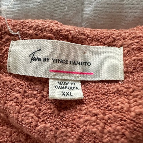 TWO BY VINCE CAMUTO Womens Cardigan Texured Cotton Blend Casual Bohemian | XXL - Picture 7 of 12
